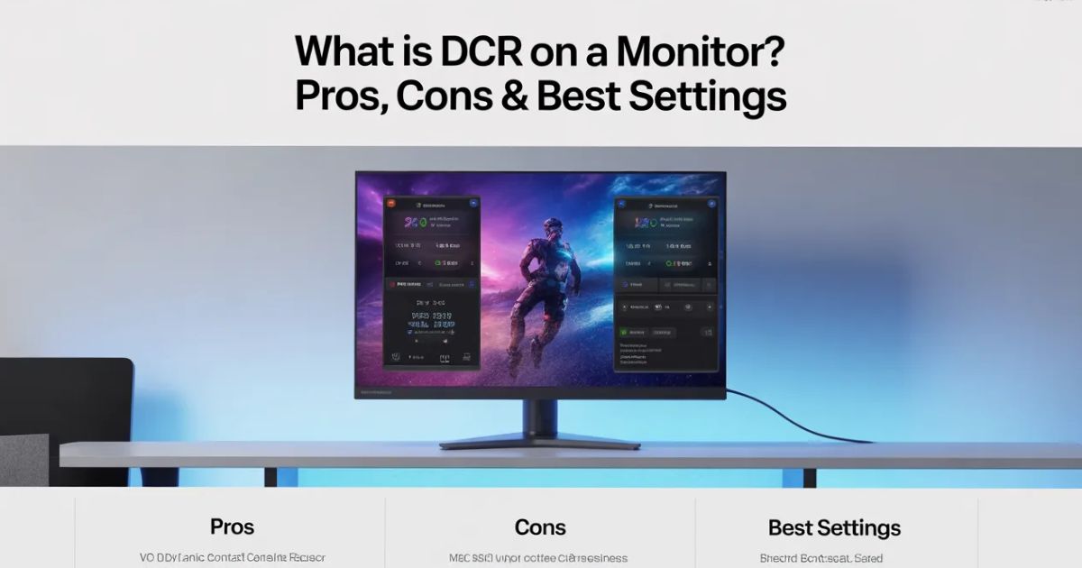 what is dcr on a monitor